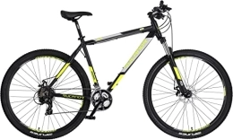 Rucanor Mountainbike Rucanor Lux 29 Zoll 48 cm Herren 21G Mechanische Scheibenbremse Schwarz / Gelbe