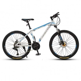 SXXYTCWL Mountainbike SXXYTCWL 26-Zoll-Mountainbikes, Federrahmen Fahrräder, High Carbon Steel Mountain Trail Bike, 24 Geschwindigkeitsräume, Geschenke für Freunde, weiß blau jianyou