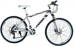 SXXYTCWL Mountainbike SXXYTCWL Mountainbike Student Fahrrad Doppelscheibe Bremsgeschwindigkeit Änderung Mountainbike Männer und Frauen Erwachsene Auto-All White-Speichen Rad_26 Zoll 21 Geschwindigkeit 7-10 jianyou