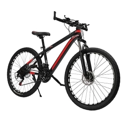 TFIANYNI Mountainbike TFIANYNI Fahrrad Mountainbike 26 Zoll 21-Gang, Trekkingrad 26 Zoll City Bike Für Mädchen, Jungen, Herren Und Damen, Verdickter Rahmen, Scheibenbremsen, Geschenk (Schwarz+Rot)