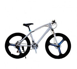 THENAGD Mountainbike THENAGD Mountainbike 21 24 27, Scheibenbremse Mit Variabler Drehzahl 24 Zoll Gepolstertes Einschienenrad für SchüLer Und Studenten 27speed Topmatch(threecutterwheels) White