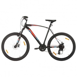 vidaXL Fahrräder vidaXL Mountainbike 21 Gang 29 Zoll Rad mit Shimano-Kettenwechsler Scheibenbremsen Schnellspann-Sattelstützenklemme Fahrrad Sportfahrrad 58cm Rahmen Schwarz