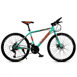 WANYE Fahrräder WANYE 26 Zoll Aluminium Mountainbike Shimano 21 / 24 / 27 / 30 Gänge Mit Scheibenbremse, Professionelles MTB Für Herrenräder, Mehrere Farben green-30speed