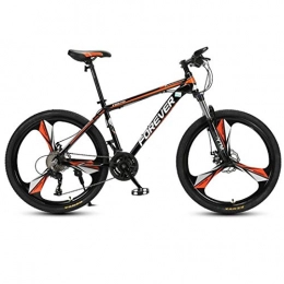 WGYDREAM Fahrräder WGYDREAM Mountainbike Mountain Bike MTB Mountainbike, 26 Zoll Stahl-Rahmen Hardtail Fahrräder, Doppelscheibenbremse und Vorderradfederung, 24-Gang Mountainbike Mountain Bike MTB (Color : Orange)