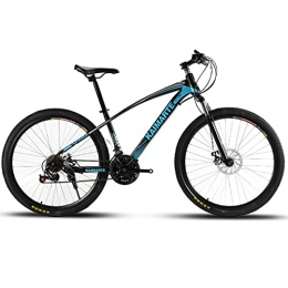 WGYDREAM Fahrräder WGYDREAM Mountainbike Mountain Bike MTB Mountainbike-Fahrräder 26" 21 / 24 / 27 Gang-Doppelscheibenbremse Speichen Felgen Bike Mountainbike Mountain Bike MTB (Color : Blue, Size : 21Shimano Speed)