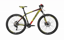 WHISTLE Mountainbike WHISTLE Mountainbike 27, 5" Miwok 1829 Matt Schwarz / Gelb-Neon / Rot-Neon 22 V, Größe L (180-195 cm)