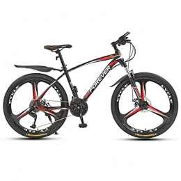 XBSLJ Mountainbike XBSLJ Mountainbikes, Klappräder Fahrradführer, 26 Zoll, 24 Zoll, Mountainbike, 21 / 24 / 27 / 30 Geschwindigkeitsgetriebe, Gabelaufhängung, Erwachsenenfahrrad, Jungen- und Mädchenfahrrad, Rot