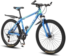 XBSXP Mountainbike XBSXP 26 Zoll Mountainbike Erwachsene, vollgefederte Mountain Trail Bike Outroad Fahrräder, Männer Frauen MTB mit Doppelscheibenbremse, 21 / 24 / 27 Geschwindigkeit, 21 Geschwindigkeit-E