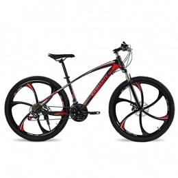 XNEQ Mountainbike XNEQ 26 Zoll 21 / 24 / 27 Geschwindigkeit Erwachsener Mountainbike, Studentenreit Stoßdämpfer mit Variabler Geschwindigkeit Fahrrad, Geschenk-Bike, Renn Grade Schaltsystem, Rot, 27