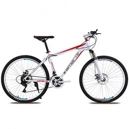 XNEQ Mountainbike XNEQ 26 Zoll-21 / 24 / 27 Geschwindigkeit Mountainbike, Doppelscheibenbremse Studenten Geschwindigkeit Fahrrad, geeignet für Menschen mit Höhen 145-185Cm, Rot, 24Speed