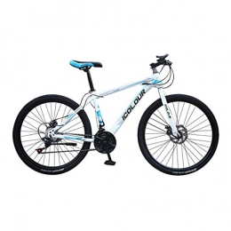 XSJJ Mountainbike XSJJ 26 Zoll Mountainbike Aluminiumlegierung Mountainbike Offroad-Radrennen mit Variabler Geschwindigkeit Leichtes Mountainbike aus Aluminiumlegierung mit doppelter Stoßdämpfung(Weiß)