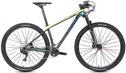 YANQ Mountainbike YANQ Mountain Bike Carbon, XT27.5 Zoll 29 Zoll 22 Geschwindigkeit 33 Geschwindigkeit Doppelscheibenbremse Männer und Frauen Erwachsene Fahrräder Bergsteigen Outdoor Guide, B, * 15in 27.5in