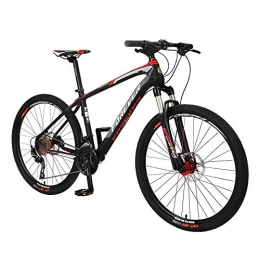 YDYG Mountainbike YDYG Mountainbike, 27, 5 Zoll, 27 Geschwindigkeit / 36 Geschwindigkeit Carbon Brazing Adult Mountain Trail Bike, All Terrain Heimtrainer Outroad Outroad Geburtstagsgeschenk, Red 27 Speed