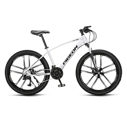 Yirunfa Fahrräder Yirunfa 26Zoll Mountainbike MTB 27 Speed Geschwindigkeiten mit Rahmen aus Kohlenstoffstahl, Doppelscheibenbremse, Abschließbare Aufhängung Gang-Schaltung Herrenrad