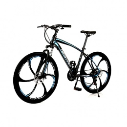 YISHENG Mountainbike YISHENG 30-Gang-Getriebe, 67-Zoll-Karosserie, Dual-stoßdämpfer, Faltfahrräder, Dual-scheibenbremsen, Six-Rad-mountainbikes Für Freizeiträder, Geeignet Für Reisen Und Einfach Zu Tragen, Blau