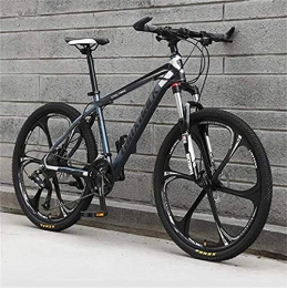 YLCJ Mountainbike YLCJ 26 Zoll Adult Mountainbike Doppelscheibenbremse Offroad Speed ​​Fahrrad Männer und Frauen (Farbe: Schwarze Esche, Größe: 24 Geschwindigkeit)