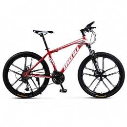 YQ&TL Mountainbike YQ&TL MTB Mountainbike Fahrrad 26 '', Carbon Steel Mountainbikes, 21 / 24 / 27 / 30 Speed, Jugend- und Erwachsenen-Mountainbike Mountainbike mit verstellbarem Sitz Herren Damen Bicycle citybike E 27 Speed