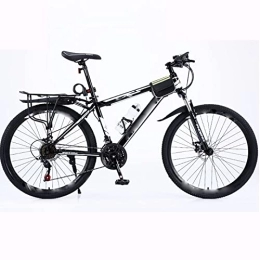 YXGLL Mountainbike YXGLL 24 27-Gang-Fahrradrahmen, vollgefedertes Mountainbike, 26-Zoll-Fahrrad mit doppelter Stoßdämpfung, mechanischer Scheibenbremsenrahmen (White 27 Speed)