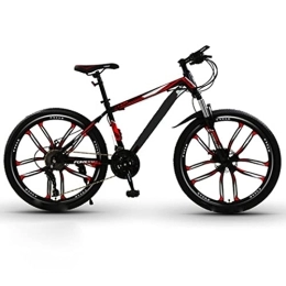 YXGLL Mountainbike YXGLL 24-Zoll-Mountainbike-Aluminiumlegierung 21 Variable Geschwindigkeits-Stoßdämpfung Offroad-Reise-Stadt-Pendlerauto (red)