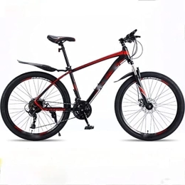 YXGLL Mountainbike YXGLL 26-Zoll-Mountainbike-Aluminiumlegierung 24 Variable Geschwindigkeits-Stoßdämpfung Offroad-Reise-Stadt-Pendlerauto (red a)