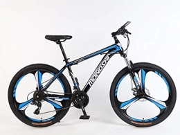 Zhangxaiowei Mountainbike Zhangxaiowei Feiteng 26 Zoll Mountainbike 24-Gang-Scheibenbremse Aluminiumlegierung Rahmen Kohlenstoffstahl Stoßdämpfer, Blau