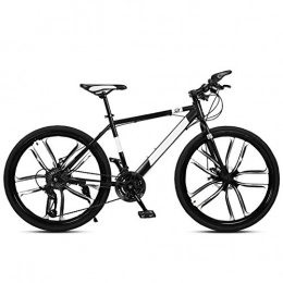 ZHIFENGLIU Mountainbike ZHIFENGLIU Adult Mountainbike 26X17 Zoll, Doppelscheibe Bremsfeder Gabel 10 Messer Rad Cross Country Variable Geschwindigkeit Stdtische Mnnliche Und Weibliche Fahrrad, Schwarz, 21 Speed