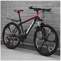 ZMCOV Mountainbike ZMCOV Mountainbike Aus Kohlenstoffstahl, MTB Bicycle Mit 6 Speichen, Dämpfung Fahrrad, Hardtail Fahrräder, Erwachsenen- Und Jugendfahrrad, 21 Speed, 24inch