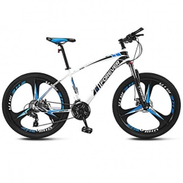 ZTIANR Mountainbike ZTIANR Berg Fahrrad, 26" Rad Front Suspension Mountain Bike 21 / 24 / 27 / 30 Geschwindigkeit Erwachsener Doppelscheibenbremse Mountainbike, Blau, 30 Speed