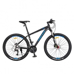 ZTIANR Mountainbike ZTIANR Berg Fahrrad, 27, 5 Zoll Full Suspension Mountain Bike 27 Geschwindigkeit Off-Road Dual Ölscheibenbremse Stoßabsorbierende Vordergabel City Bike, Black Blue