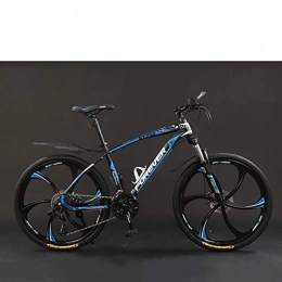 ZXCVB Mountainbike zxcvb 24-Zoll-Mountainbike, 21 / 24 / 27 / 30 Geschwindigkeit, Erwachsenenrad Aus Kohlenstoffstahl, Trailbike Mit Variabler Geschwindigkeit, Doppelscheibenbremsen, MTB Mit Vollfederung