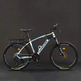 ZXCVB Mountainbike zxcvb Adult Mountainbike, 24 / 26 Zoll Räder, Mountain Trail Bike Outroad-Fahrräder Aus Kohlenstoffstahl, 21-Gang-Fahrrad MTB-Getriebe Mit Vollfederung, Doppelscheibenbremsen, Mountainbike