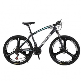 ZY Mountainbike ZY Speed ​​Mountainbike Dämpfung Mountainbike DREI Messer Einrad-Scheibenbremse Student Fahrrad, Green-OneSize