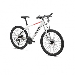 ZYHZP Mountainbike ZYHZP Rennrad, 27-Gang 26-Zoll-Rad-Rennrad, hydraulische Scheibenbremse Fahrrad, Aluminiumlegierung (Color : White, Size : 27 Speed)