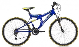 Cicli Cinzia Mountainbike Zyklen Cinzia MTB Arrow 18 / V Revo Shift V-Brake Aluminium, Collection Moll. Ant. Post, Fahrrad Kinder, Blau, 24