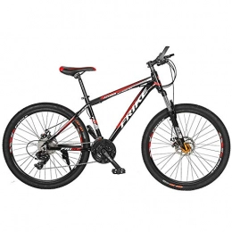 Zzbis Mountainbike Zzbis Mountainbike Fahrrad 26 Zoll Aluminiumlegierung Variable Geschwindigkeit Stoßdämpfung Doppelscheibe Bremse Fahrrad-Rot schwarz_21 Geschwindigkeit