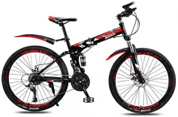 DALUXE Zusammenklappbare Mountainbike DALUXE Rennrad Mountainbike 24-Gang Folding Stadt Bahn-Fahrrad 24-Zoll-Shift-mnnliche Und Weibliche Studenten Fahrrad Studenten F. Dual Stodmpfer Strand Disc Doppel Erwachsener