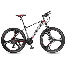 DelongKe Zusammenklappbare Mountainbike DelongKe 27.5 Zoll Mountainbike - Mountain Bike Mit 33 Gang MTB Fahrrad Für Herren Und Damen Federgabel Gabelfederung, Jungen-Mädchen-Fahrrad & Herren-Damen-Fahrrad, Rot, C