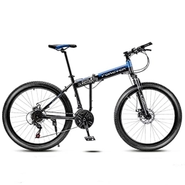 DGHJK Zusammenklappbare Mountainbike DGHJK Faltbares Mountainbike 26 Zoll Frauen, Speed ​​Bicycle MTB Bike Herren mit Vollfederung, Adult Rennrad Scheibenbremsen Carbon