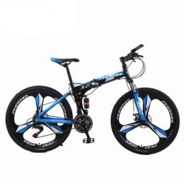 DYB Zusammenklappbare Mountainbike DYB Mädchen Kinder MTB Mountainbike, 24"Unisex High Carbon Stahlrahmen Fahrrad 21-Gang Professional Mechanische Scheibenbremsen Bold Shock Absorber Vordergabel Mountainbike