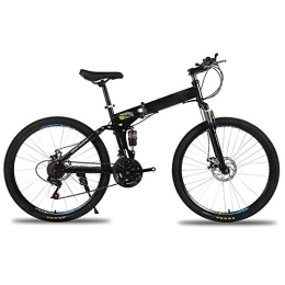 STRTG Fahrräder Faltbares Fahrrad, faltbares Sport- / Mountainbike / ultraleichte tragbare MTB Klappfahrrad, Quick-Fold-System, Zum 24 * 26 Zoll 21 * 24 * 26 Geschwindigkeit Freien Männer und Frauen