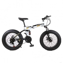 KOSGK Zusammenklappbare Mountainbike KOSGK Deluxe Mountain Bike Unisex Fahrräder 7 / 21 / 24 / 27 / 30 Speed ​​Steel Rahmen 4.0 'Fat Tires Speichenräder Fahrwerk Faltrad