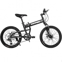 LNX Zusammenklappbare Mountainbike LNX Mountainbike - für Teenager Student Fahrräder - Falten mit Variabler Geschwindigkeit Sport Radfahren im Freien (20 Zoll) Gelb Schwarz Verstellbare Höhe