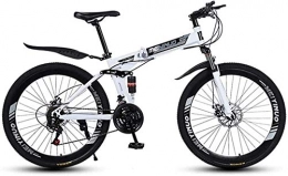 MG Fahrräder MG 26 Zoll 27-Gang Mountainbike für Erwachsene, Leichte Full Suspension Rahmen, Federgabel, Scheibenbremse 6-8, W 2