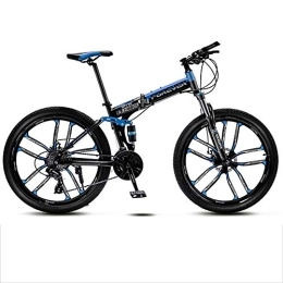 ZYZYZY Fahrräder Mountainbike Hoch-kohlenstoffstahl MTB Leicht 27 Geschwindigkeit Variable Geschwindigkeit Doppelscheibenbremse 10cutter Rad 26 Zoll Citybike A-27 Geschwindigkeit 26 Zoll