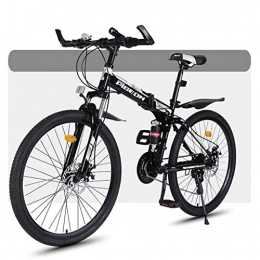 Dsrgwe Zusammenklappbare Mountainbike Mountainbike, Mountainbike, Folding MTB Fahrräder, Vollfederung und Dual Disc Brake, 26inch-Speichen Felgen (Color : B, Size : 27-Speed)