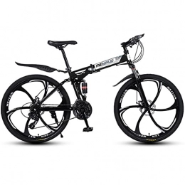 WGYDREAM Zusammenklappbare Mountainbike WGYDREAM Mountainbike Mountain Bike MTB Bike, 26 Zoll-Rad - 21 / 24 / 27 Geschwindigkeiten Shimano Leichte Mountainbike Mountain Bike MTB (Color : Black, Size : 21Shimano Speed)