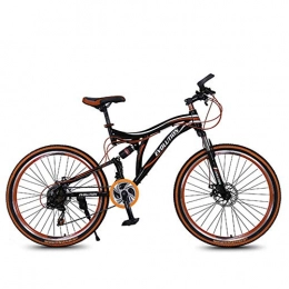 WND Fahrräder WND Mountainbike High Carbon Carbon Speed ​​Doppelscheibenbremse Aluminiumlegierung Folding für Erwachsene   Rennrad, Orange, 26 Zoll