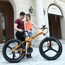 WND Fahrräder WND Reifen Fat Bike Zoll Mountainbike Snow Bike für Erwachsene, Orange, 26 Zoll 27 Geschwindigkeit