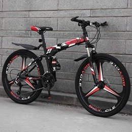 WYJBD Fahrräder WYJBD Mountain Bike Folding Dual-Full Suspension Fahrrad High Carbon Stahlrahmen Stahlscheibenbremse Magnesiumlegierung Rad Fahrrad (Color : A1, Size : 21speed)