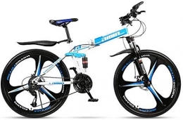 XIUYU Zusammenklappbare Mountainbike XIUYU Mountainbike 24 Geschwindigkeit Stabiles Folding Fahrrad 24-Zoll-Männliche und weibliche Studenten Shift-Doppel Stoßdämpfer Erwachsene Pendler Faltbare Doppelscheibenbremsen Stadtbahn, Rot, 24